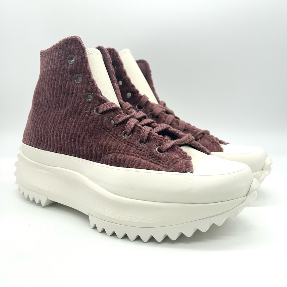 Converse Unisex Run Star Hike Platform Striped Knit High Top Shoes A03252C